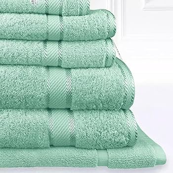 TT ThreadTrade Preiu, 6 Pack, Hand Towels Soft And Absorbent 100% Egyptian Cobed Cotton Towel