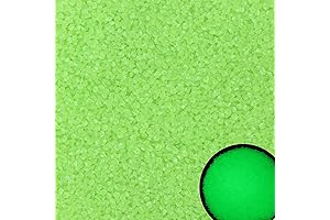Glow in The Dark Aquarium Gravel with Green Glow