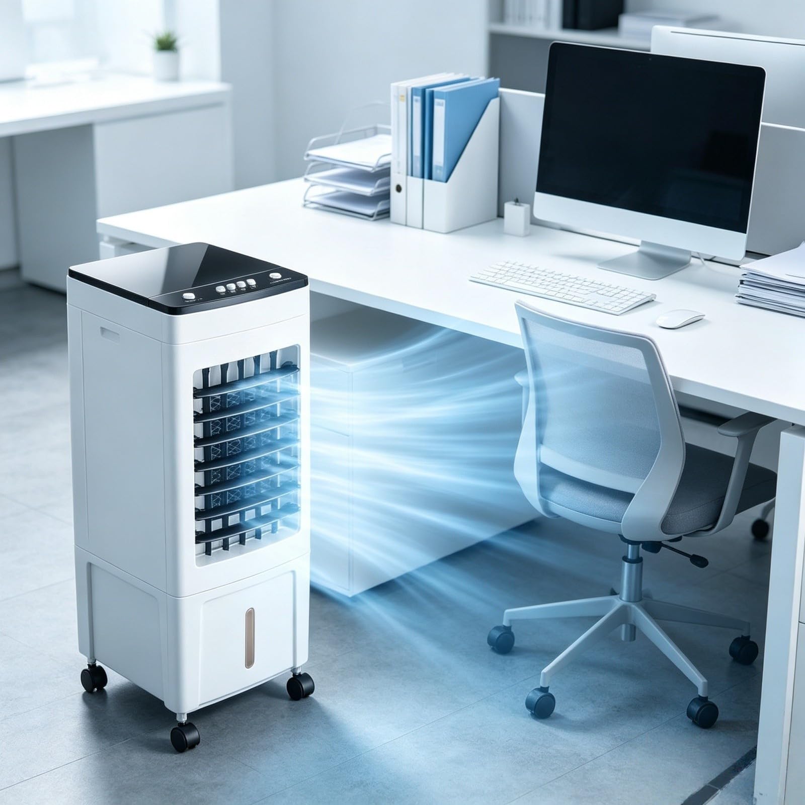 Raffreddatore D'aria Evaporativo 4-In-1 Senza Finestre，B