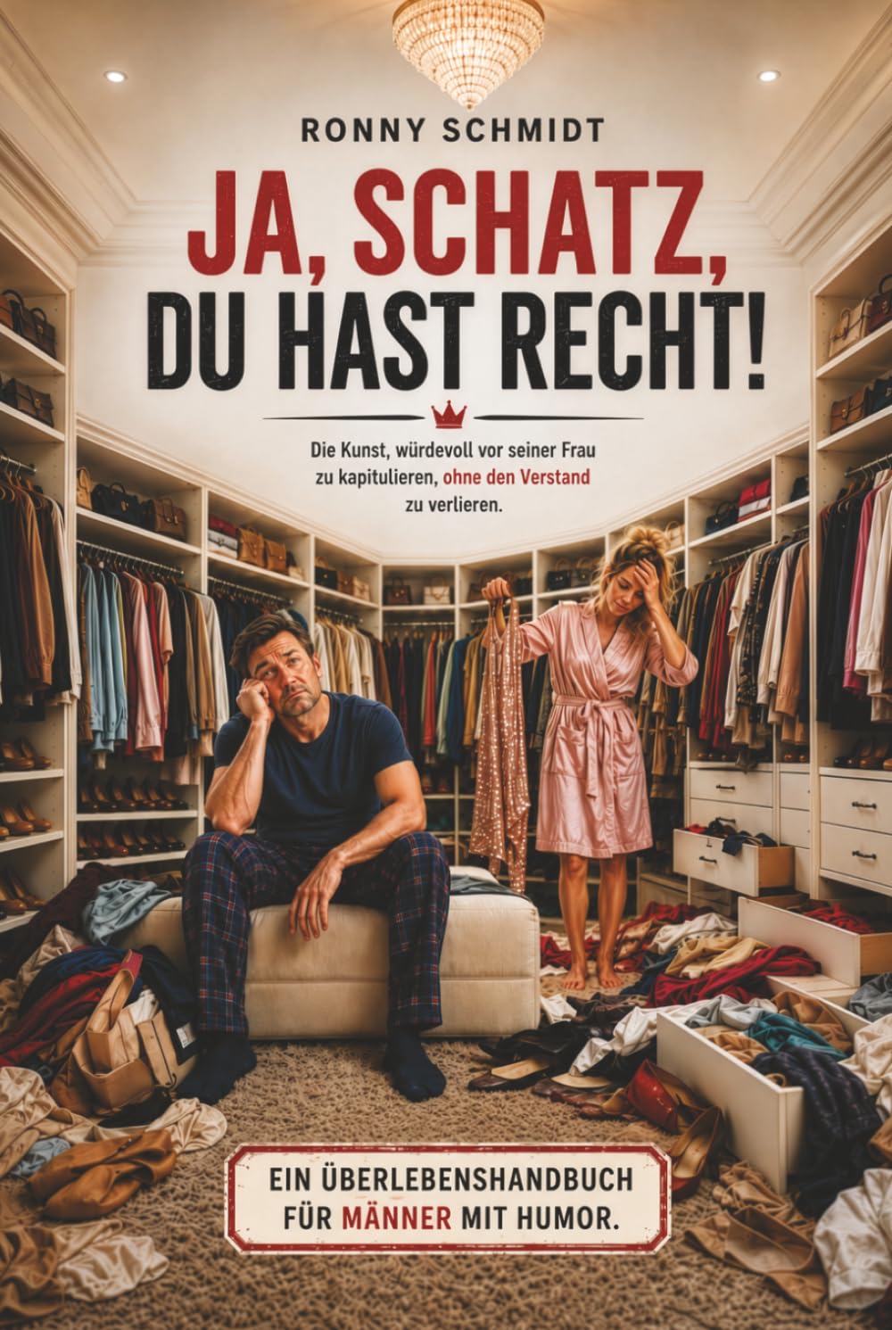 Ja, Schatz, du hast Recht: Die Kunst, würdevoll vor seiner Frau zu kapitulieren, ohne den Verstand zu verlieren. Warum Logik in der Ehe nicht hilft. Eine Chronik des männlichen Scheiterns