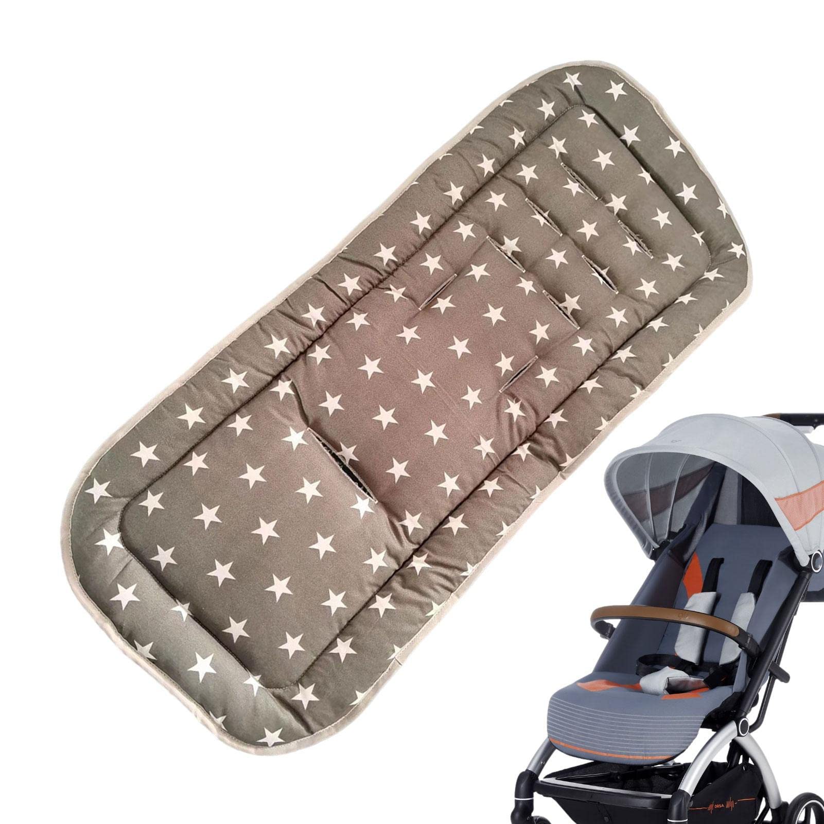 DEEVAL Baby Stroller Seat Liner,Car Seat Bouncer Pure Cotton Universal Seat Pad | Perfect For Strollers, Baby Swing, Carriers Cipliko