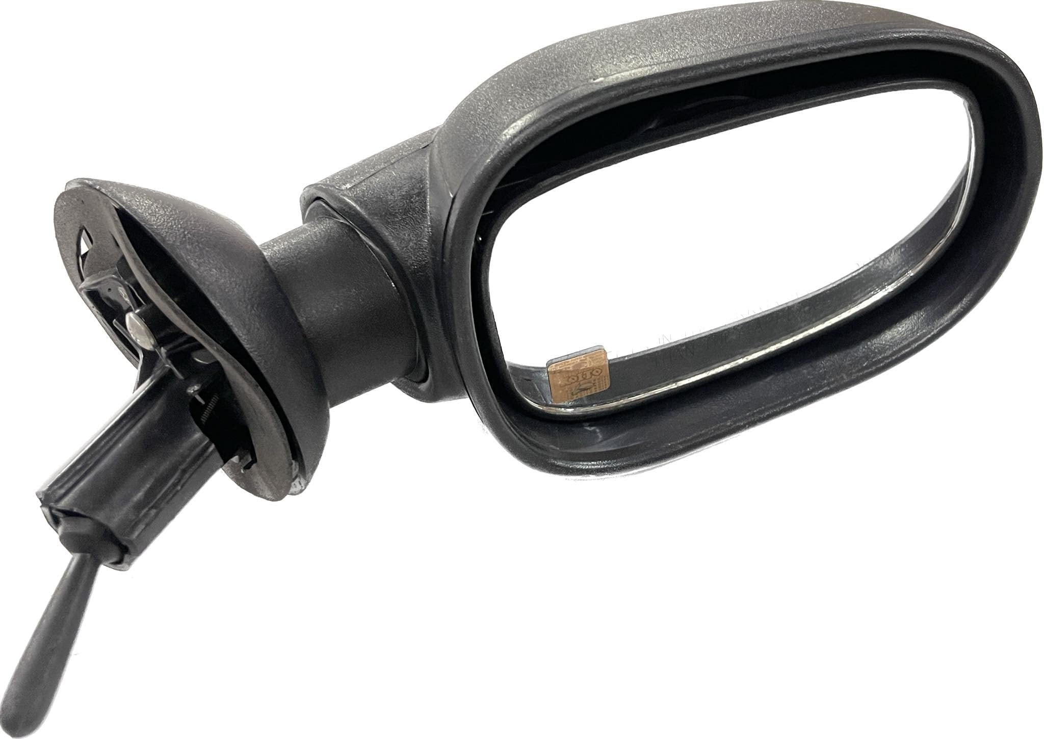 K D Side/Door Mirror for Mahindra Logan (Right/Driver Side) VX Adjustable(Black)-image-20