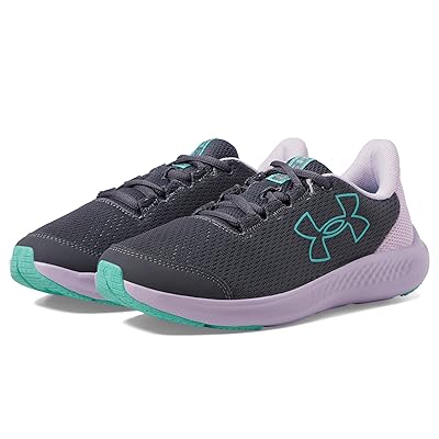 Under Armour Kids Charged Pursuit 3 Big Logo (Big Kid) Girl