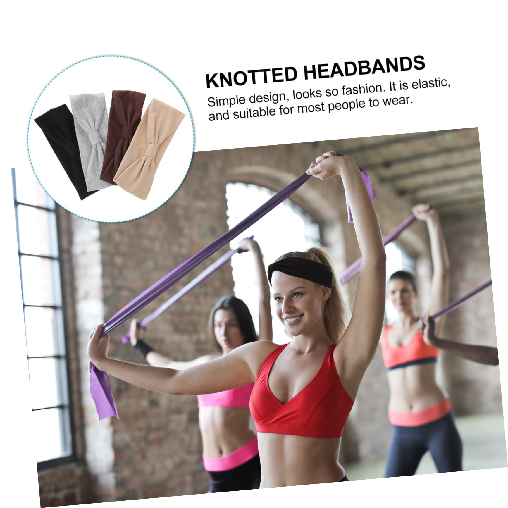 MAGICLULU 12piezas Anudadas Para Mujer Paquete De Accesorios Elásticos Maquillaje y Actividades