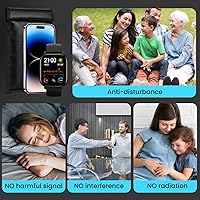 Vista 3 de Faraday - Bolsas para teléfonos y llaves de automóvil, paquete de 2, bolsa de bloqueo de señal, emisión de señal de teléfono celular, bloqueador