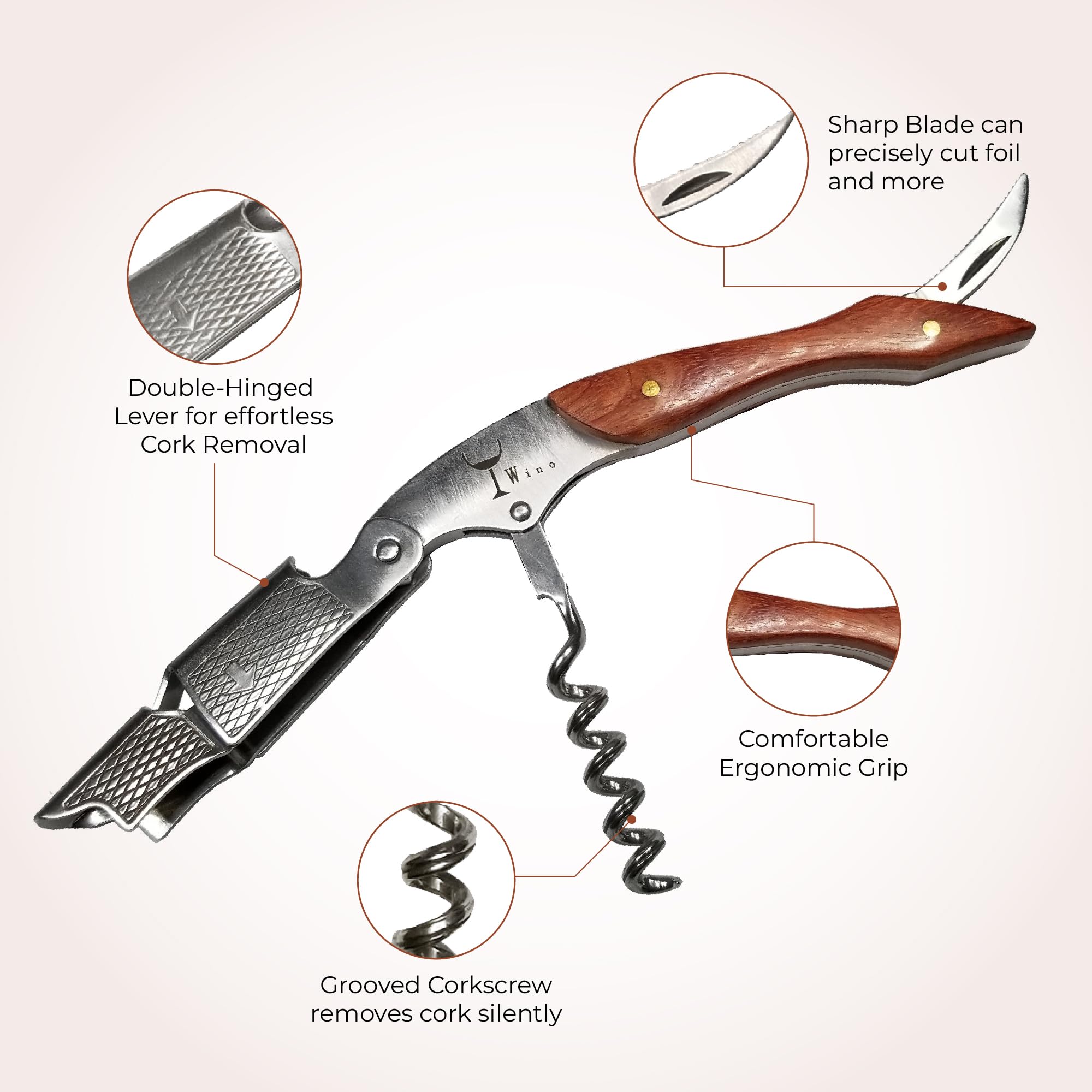 Professional Wine Opener - Wino Wine Key -2