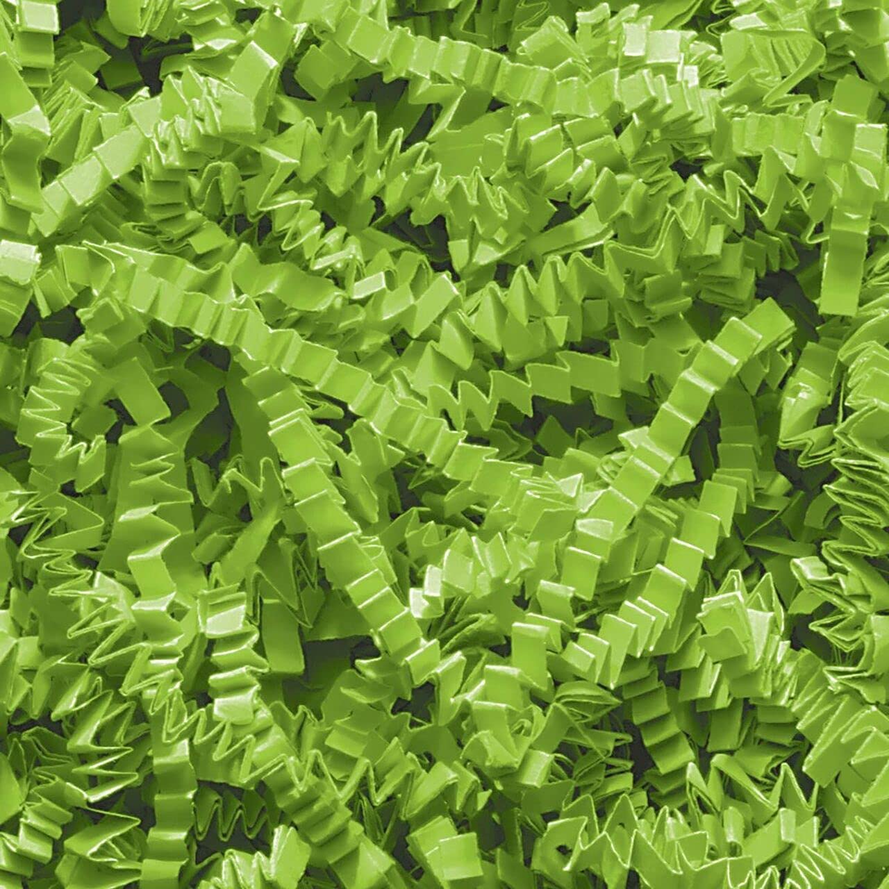 Box.it.pack.it Shredded Crinkle ZigZag Kraft Paper, Lime Green, 200g — image 1