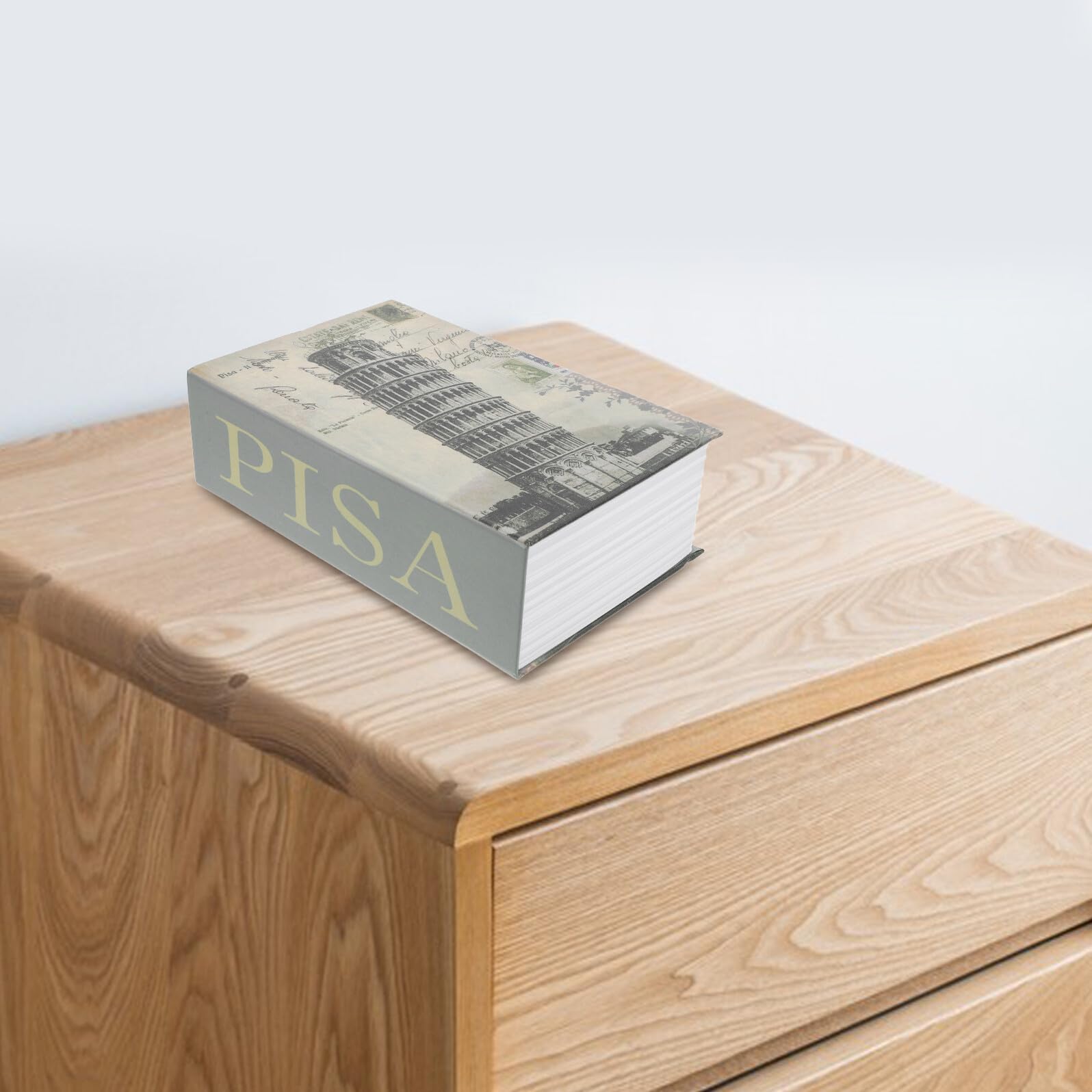 Cassaforte a Forma di Libro Chiusura a Combinazione, Scatola Portaoggetti in Carta e Metallo, Design Multifunzionale e Capacità di Grande Archiviazione per Casa e Ufficio