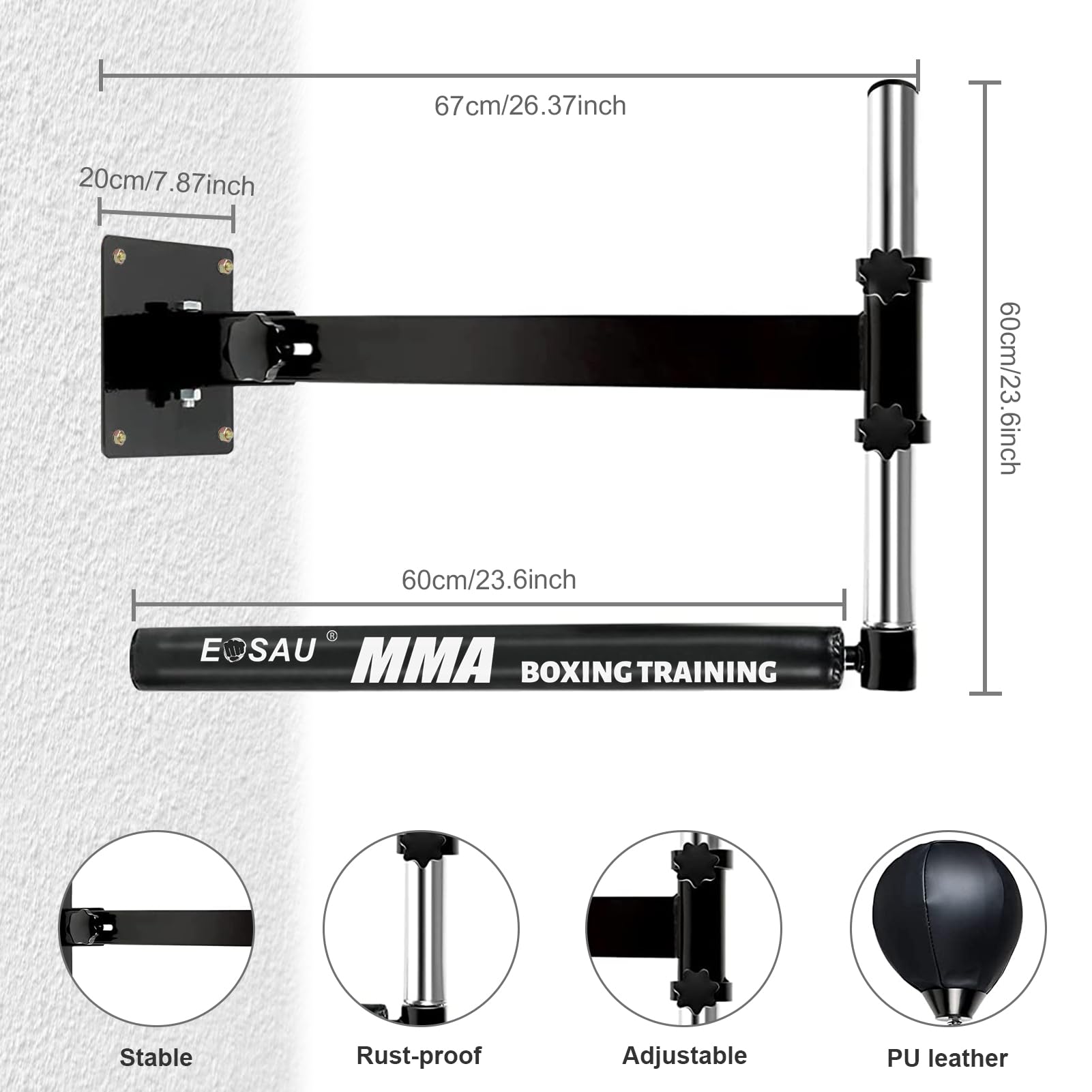Amazon.co.jp: 壁マウント ボクシング スピニングバー ボクシング