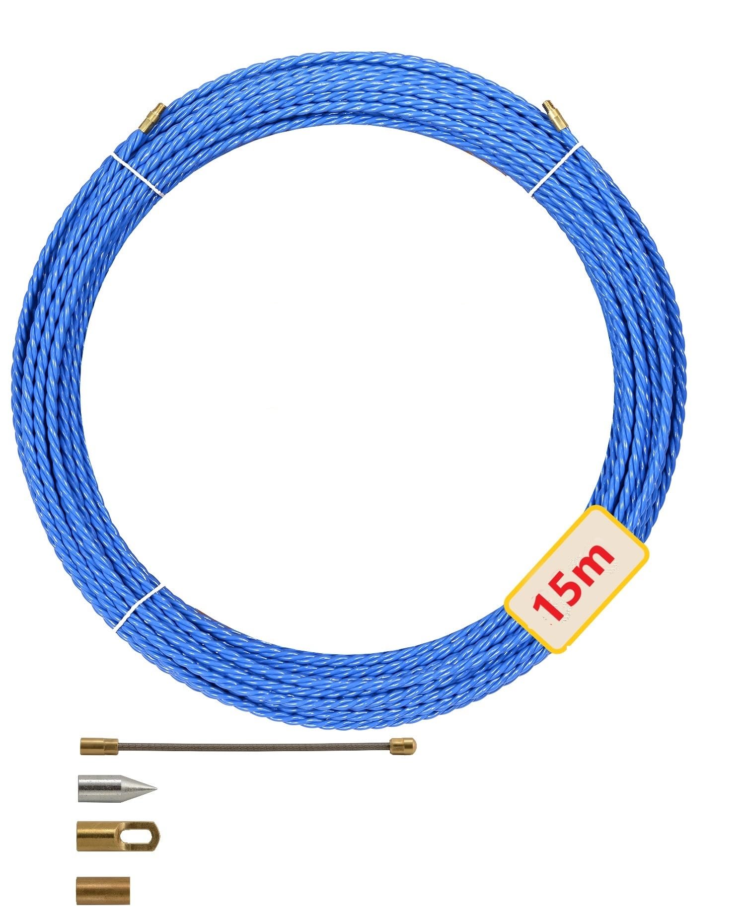 Anguila BRICO - Passacavi intercambiabili con accessori, diametro 6 mm, 15 m