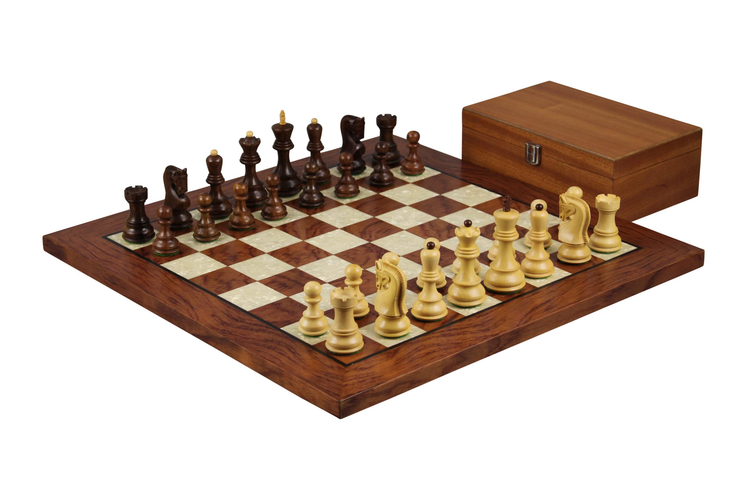 3  Professionale Staunton Scacchi Pezzi Solo Kit - Ponderata Dorato