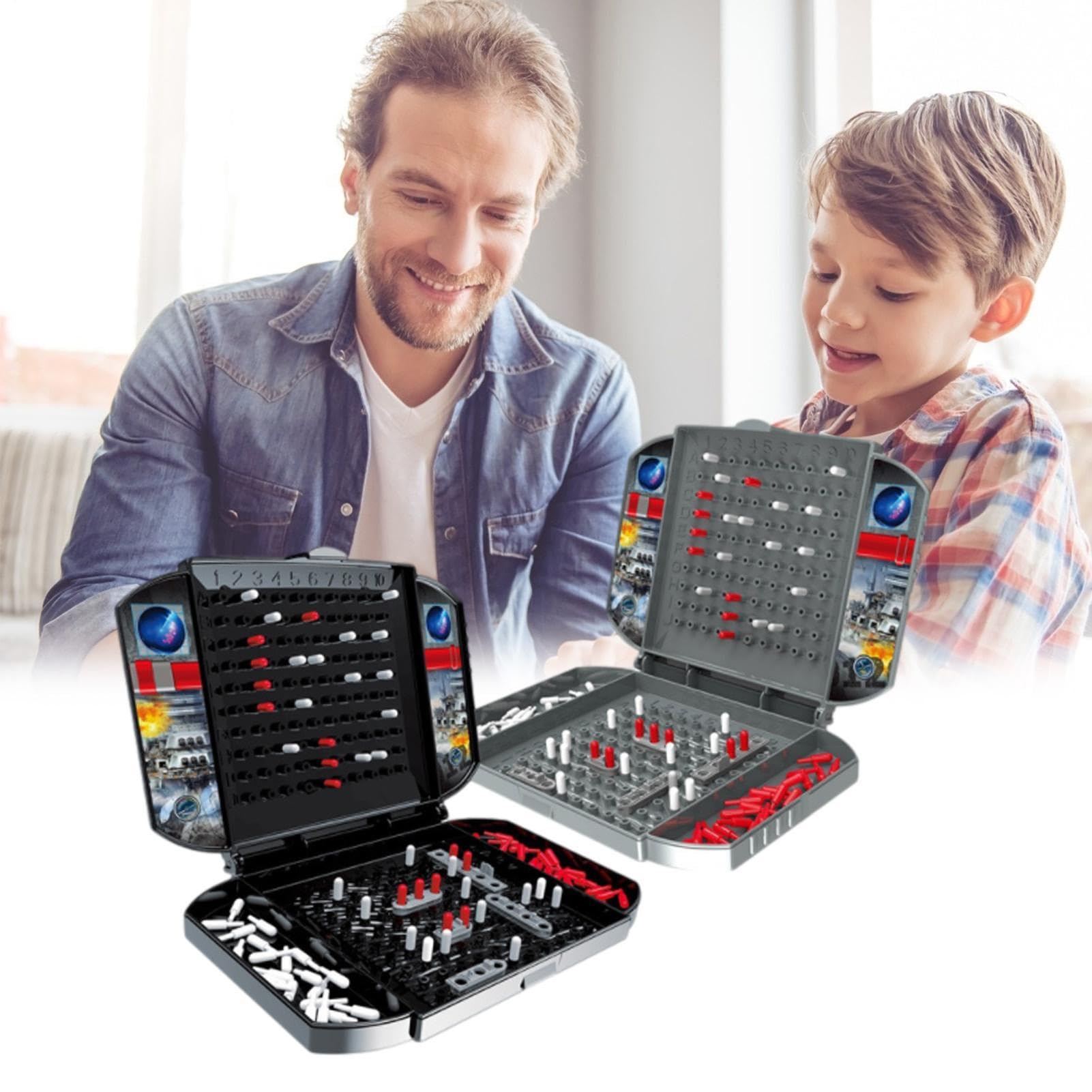 Generico Gioco Da Tavolo Di Navi Marittime - Tavolo Da Battaglia Navale | Giochi Da Tavolos Strategici Per Bambini, Giochi Di Per L'allenamento Del Cervello Navi Classico Gioco Da Tavolos Per Famigli