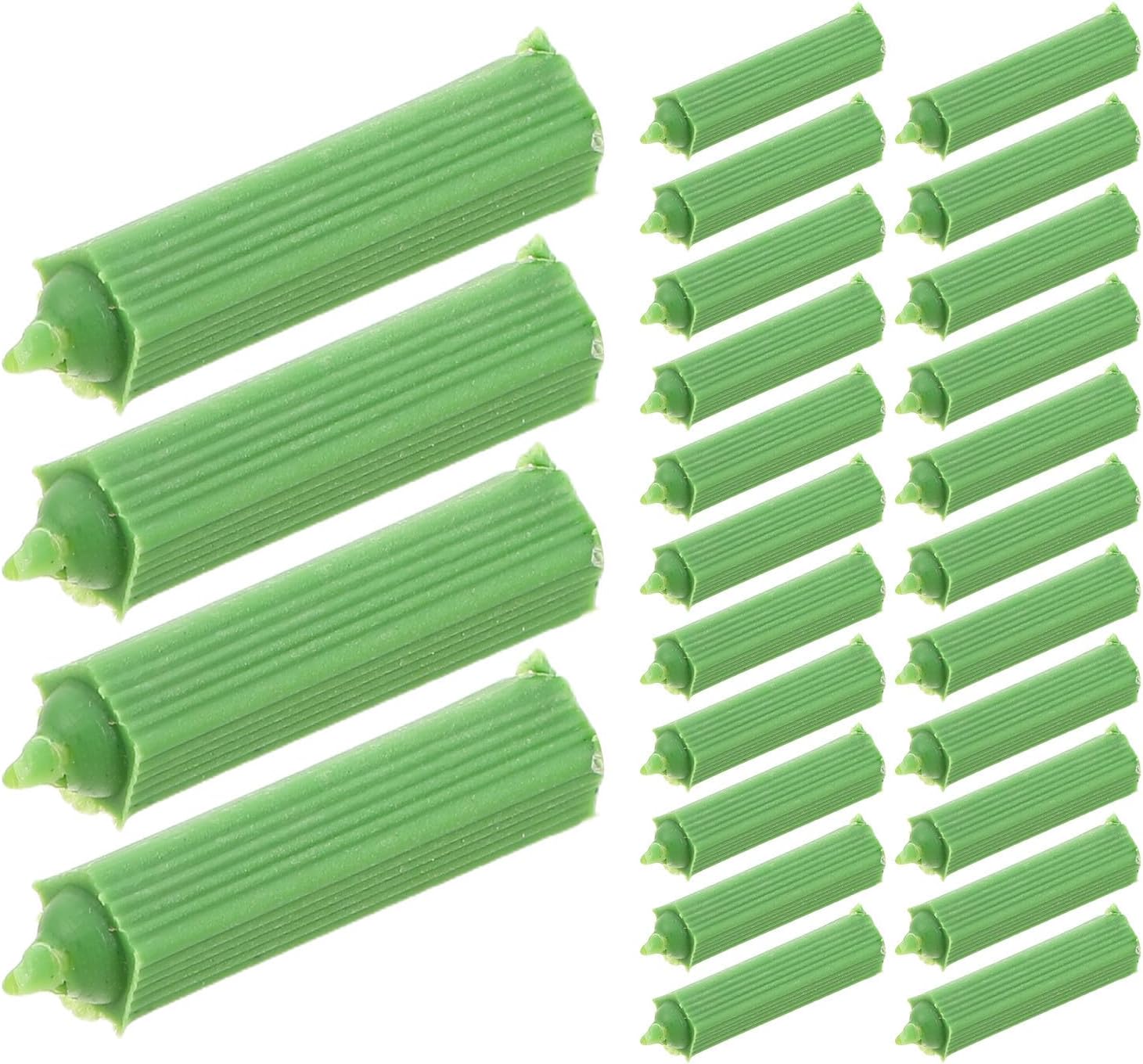 500pcs Green Plastic M6 Expansion Wall Plugs for Machinery Panels