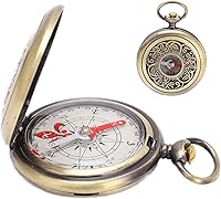Vista 6 de Brújula de senderismo, a prueba de golpes, de latón, ligero, duradero, hueco, para campamento, accesorios de supervivencia, herramientas