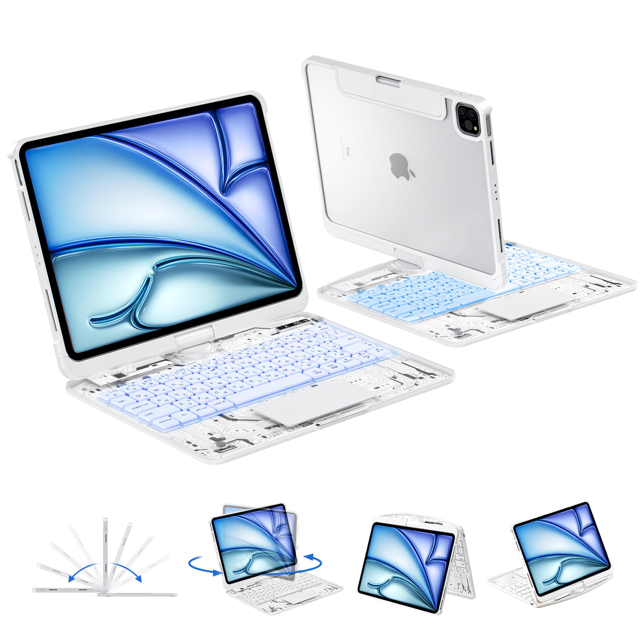 Amazon.co.jp: BJBT ipad pro キーボードケース 第1/2/3/4世代 11