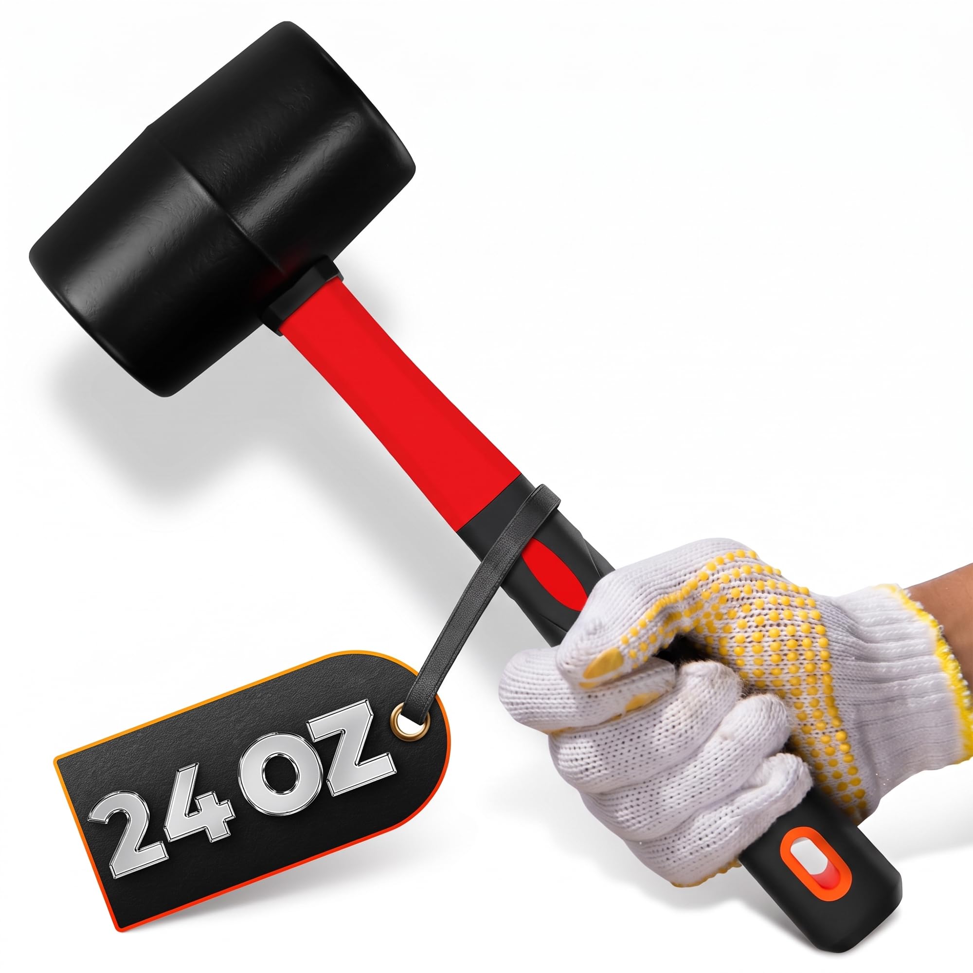 Rubber Mallet Hammer - Gentle & Durable -22