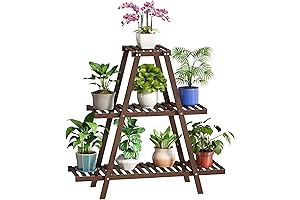 Bamboo Plant Stand For Indoor Outdoor