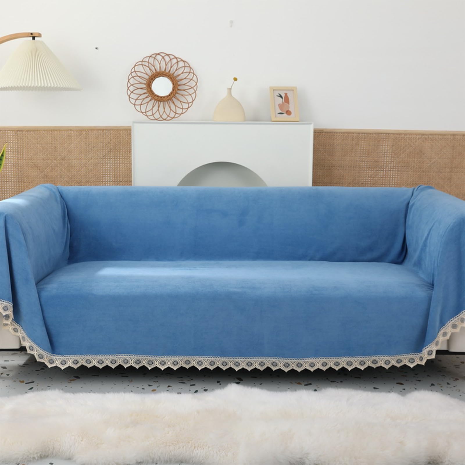 Throws for Sofas Large Sofa Throw Blanket 1 2 3 4 Seater Throws For Sofas Large Polyester Waterproof Sofa Cover For Couch Settees And Chairs Furniture Protector Covers Pet Rebellion Sofa Slipcovers — image 1