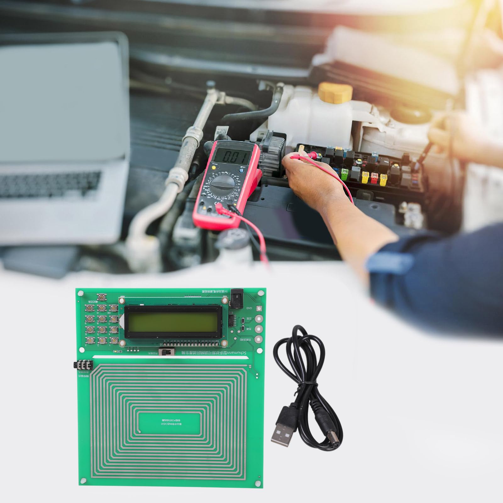 Zaawansowany generator częstotliwości dźwięku 7,83 Hz DC5 V rezonator częstotliwości maszyna szeroka kompatybilność płyta rezonansowa
