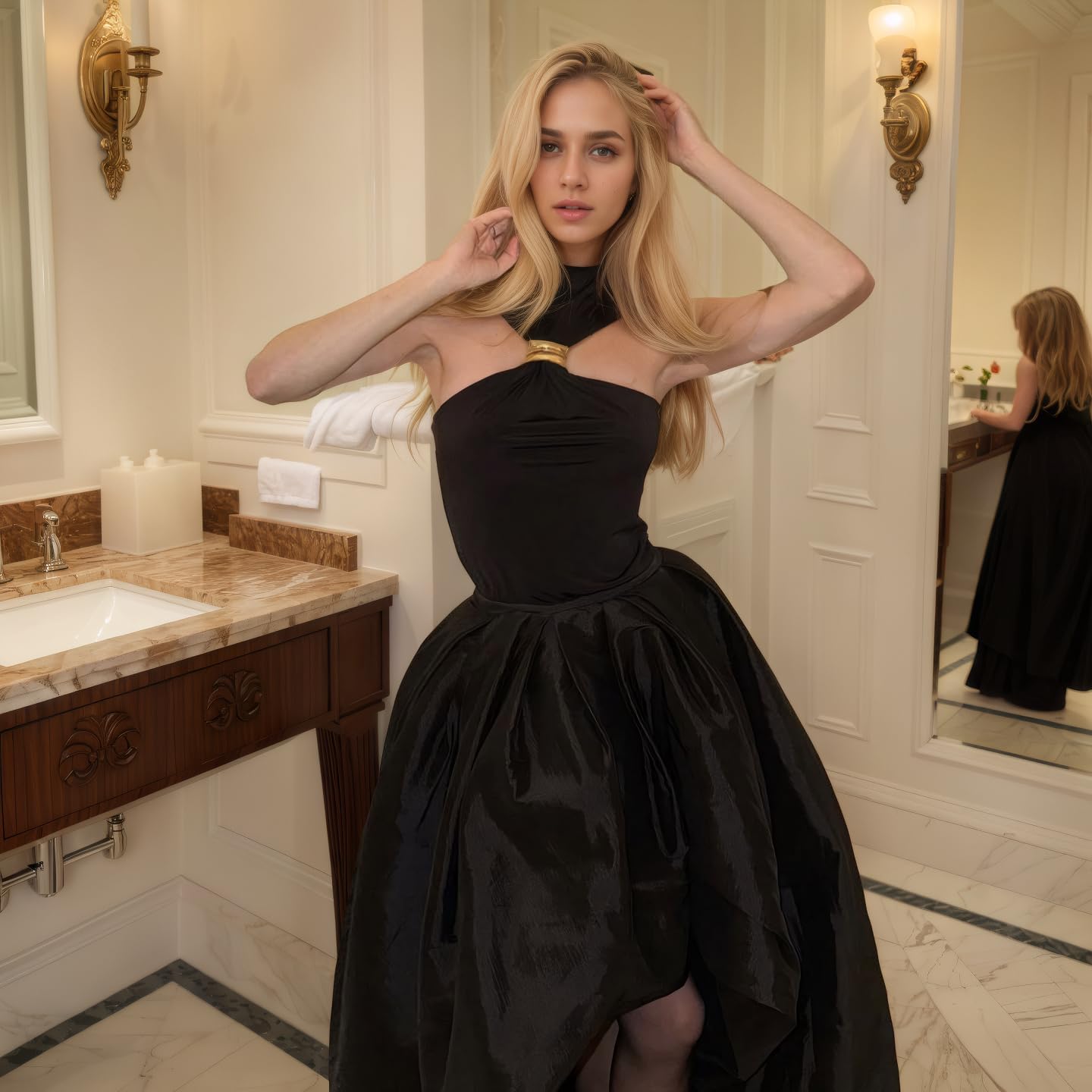 Sexy Dressy Halter Neck Tops for Women Pleated Twist Front Tank Tops Slim Fit Hollow Out Backless Cami Top - Image 4