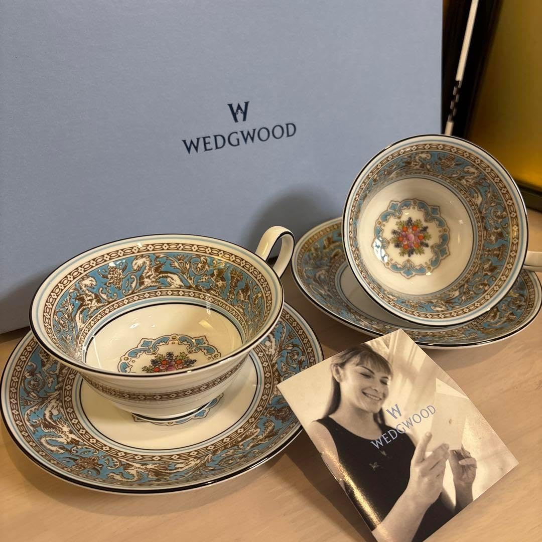 ウェッジウッド WEDGWOOD フロレンティーン ターコイズ