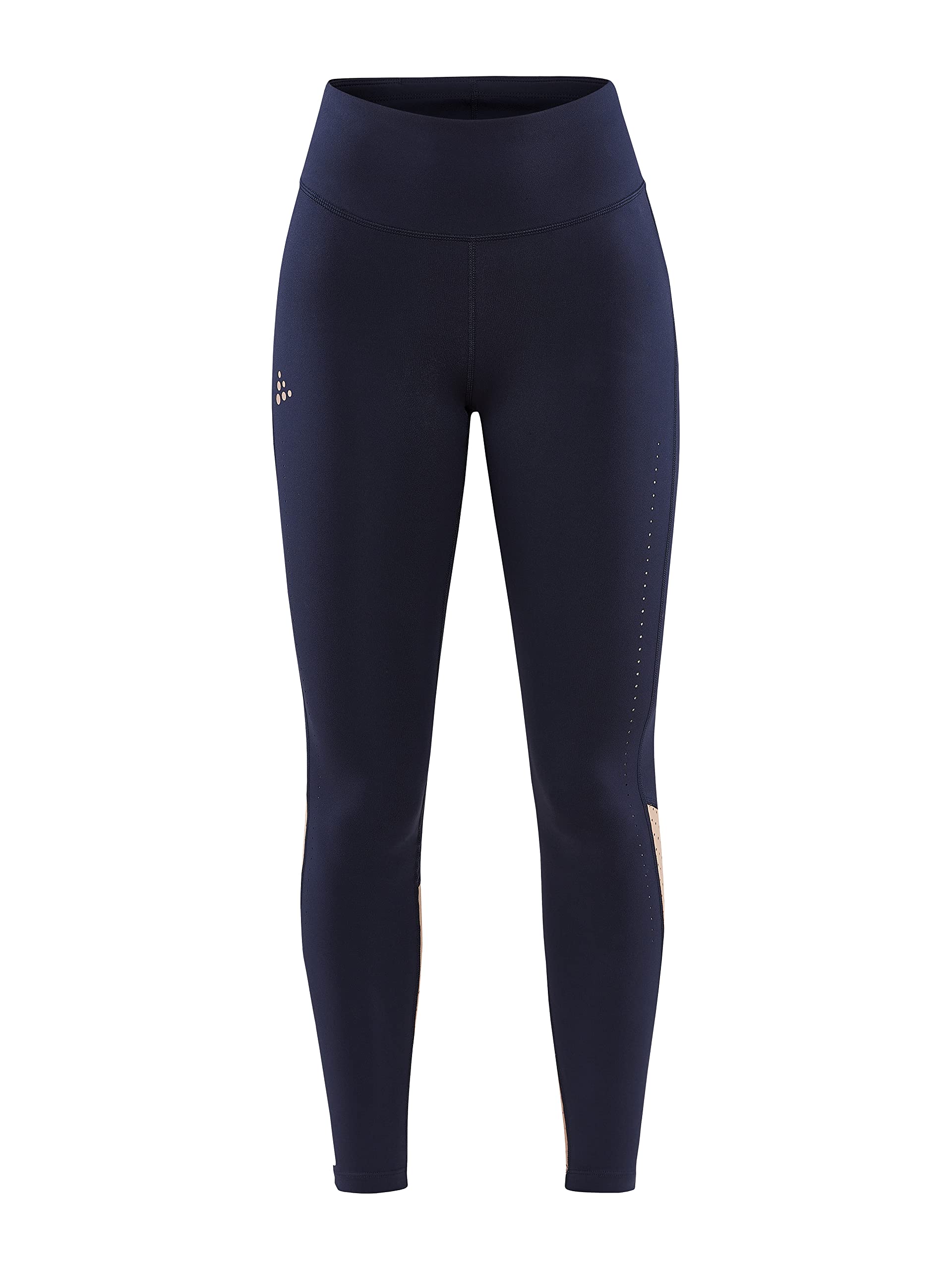 Craft Odzież sportowa ADV Charge damskie perforowane rajstopy | legginsy treningowe z wysokim stanem, idealne do biegania, jogi, siłowni, Blaze-cliff, M