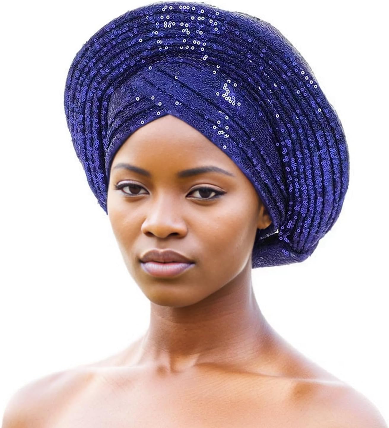 African Head Wrap Already Made Auto Gele Headties Women's Turban Wedding Nigerian Fashion Headbands
