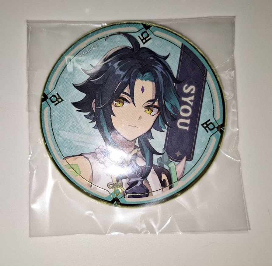 原神魈スイパラ缶バッジ