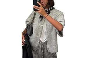 Y2K Knitted Crop Cardigan Shirt