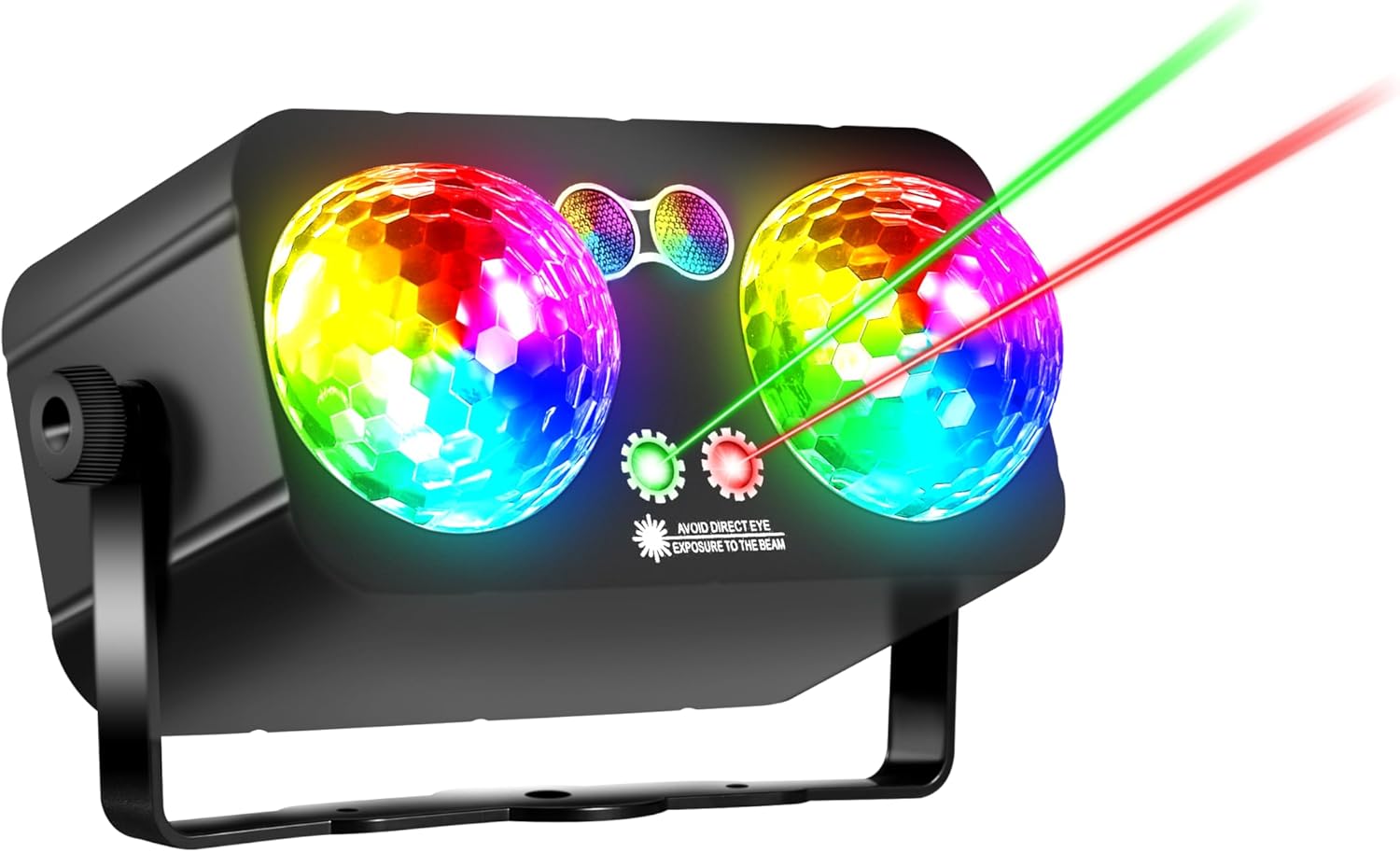 Sound Activated Party Lights with Remote - 7 Modes LED Disco Strobe Stage Light for Home Dance/Birthday/Karaoke/Halloween/Christmas Decorations
