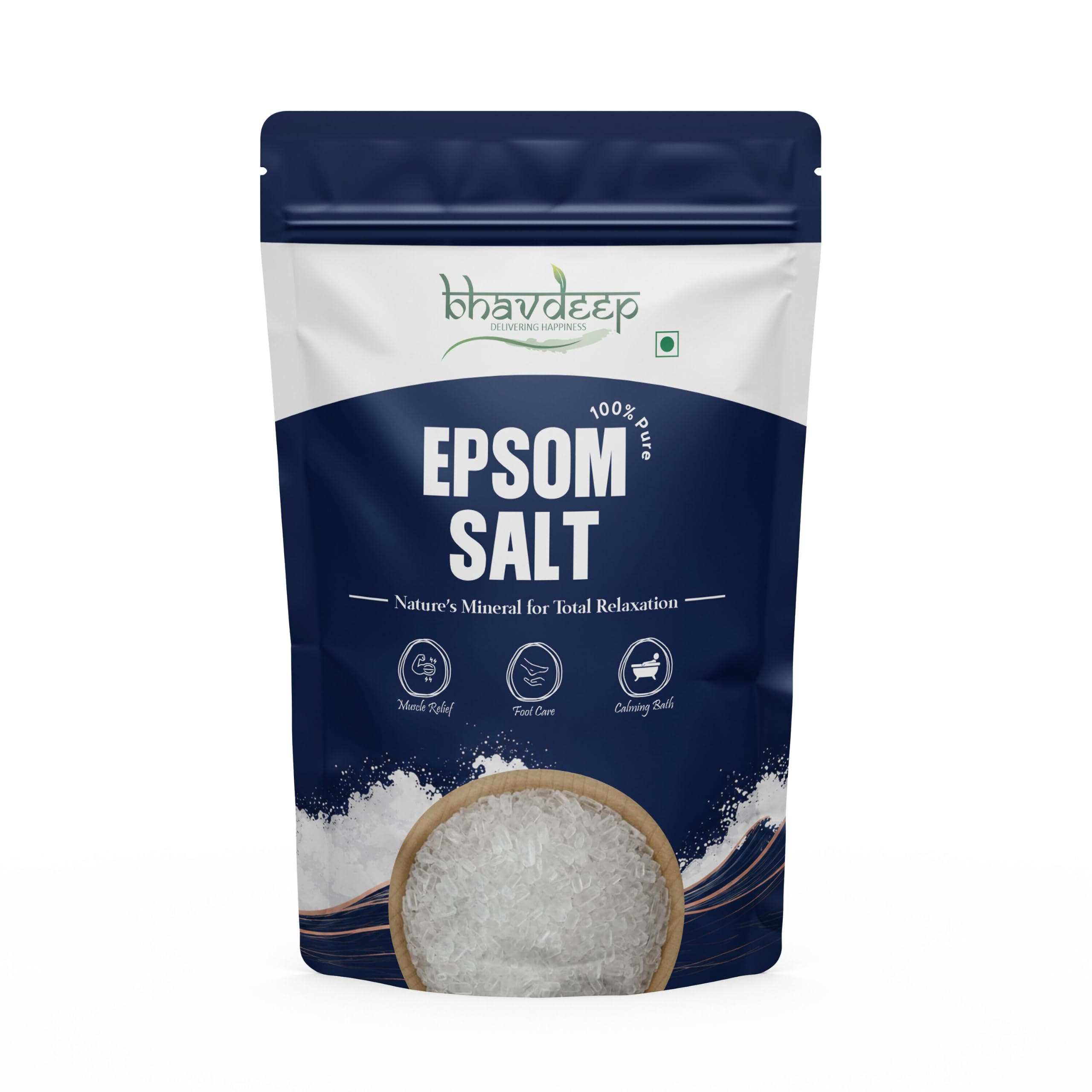 Bhavdeep Epsom Salt for Foot & Bath 500gm| Magnesium Sulphate Crystals for Relaxing Bath, Foot Soak & Garden Use | Epsom salt for Pain Relief Foot & Muscle Relaxation-image-22
