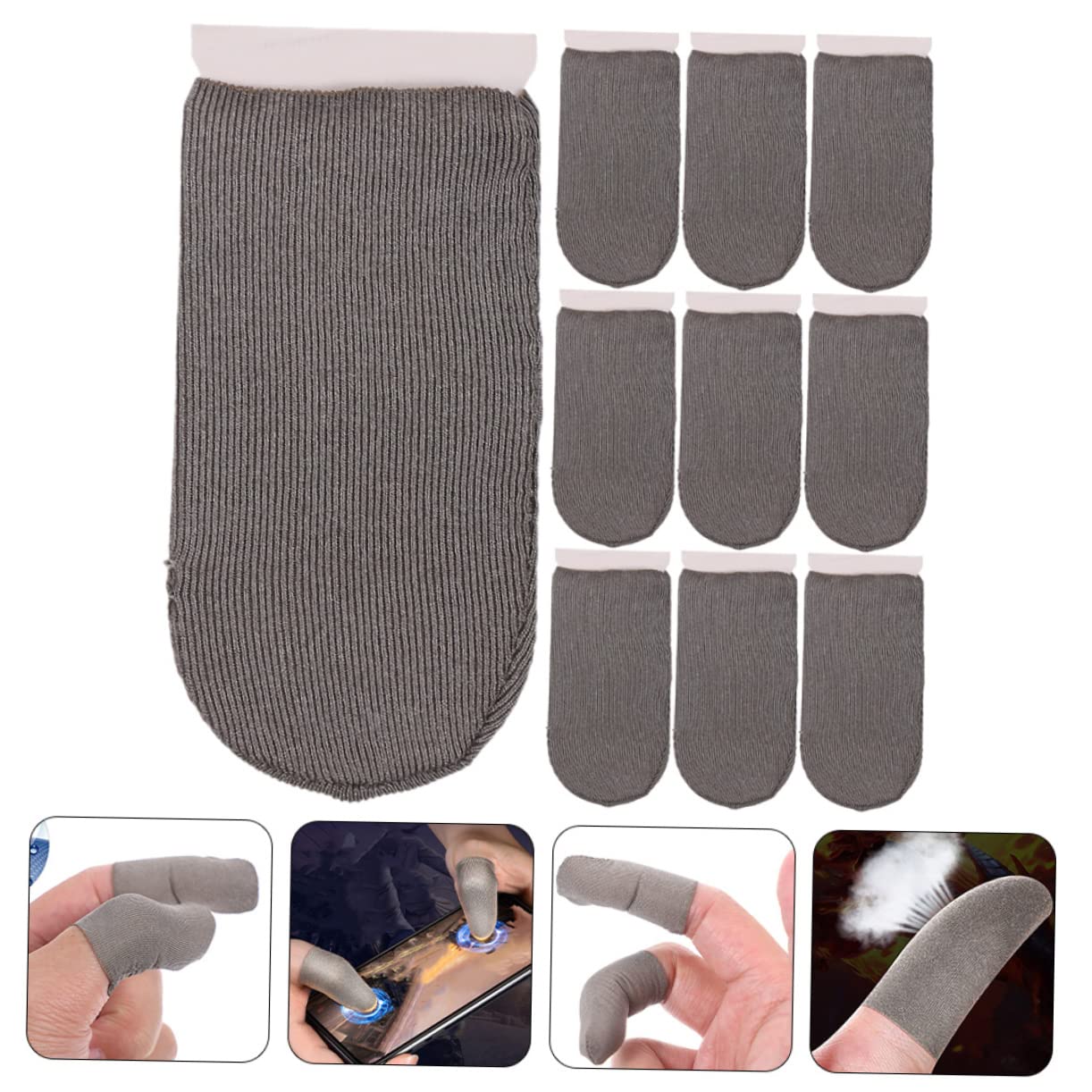 Mikikit 50pezzi Per Gaming Antiscivolo Copridita Per Accessori Per Giocatori Professionisti Comfort e Assorbimento Adatti Per