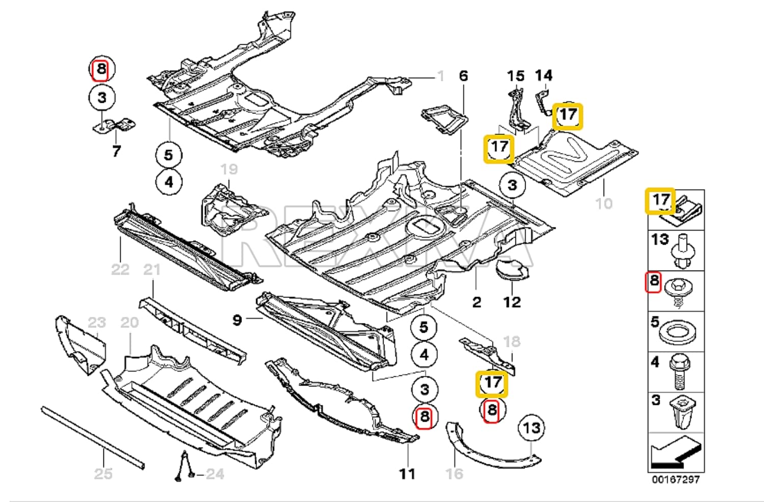 Front End Sheet Metal Hardware 192pc Fasteners Kit 67-68 Camaro *In Stock - Foto 8