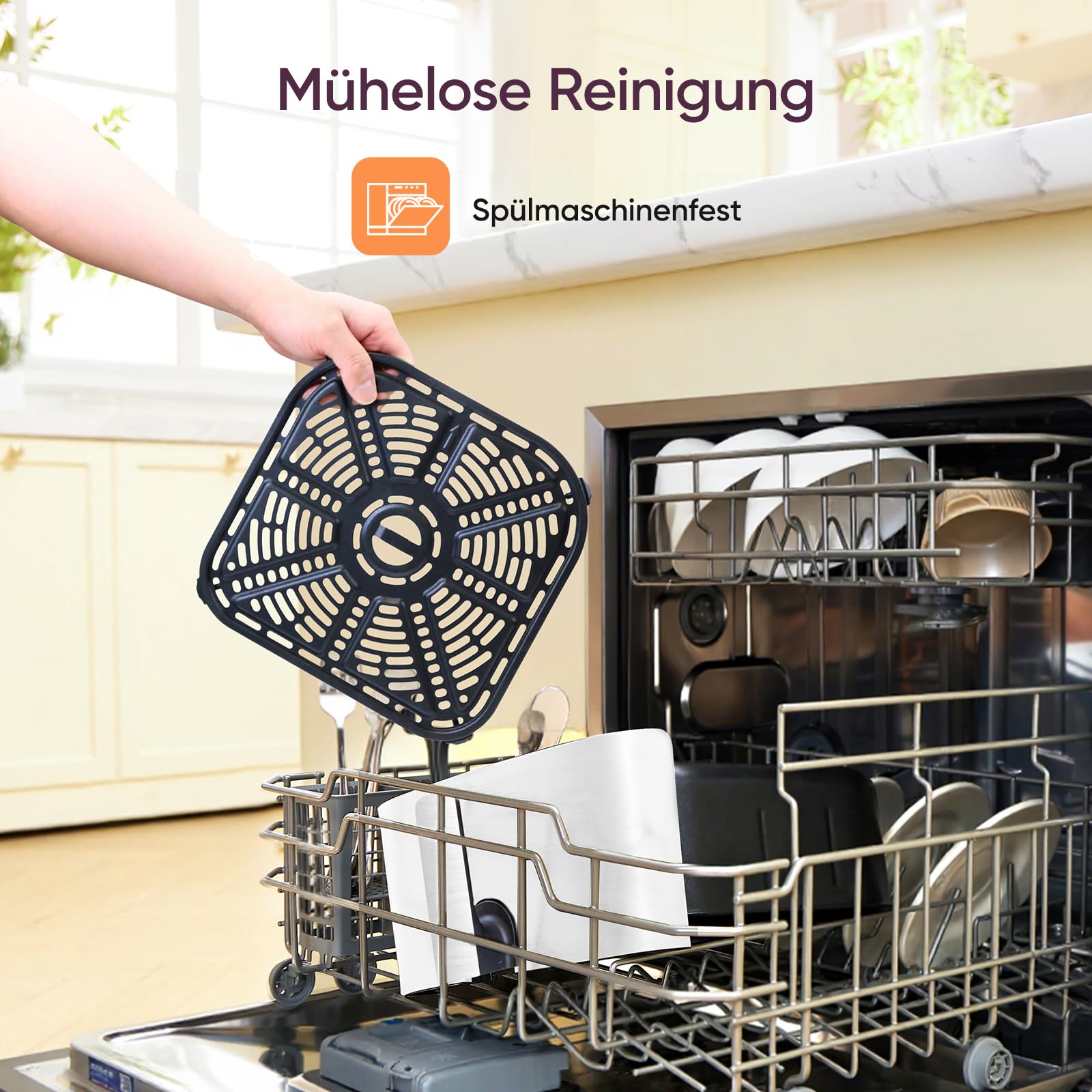 COSORI Heißluftfritteuse, Airfryer Testsieger 2024, 11-in-1 Air Fryer 5,5L, Heissluftfritteuse mit Shake-Reminder, 97,3 Prozent ölsparend, 67,5 Prozent energiesparend, spülmaschinenfest Körbe, Weiß