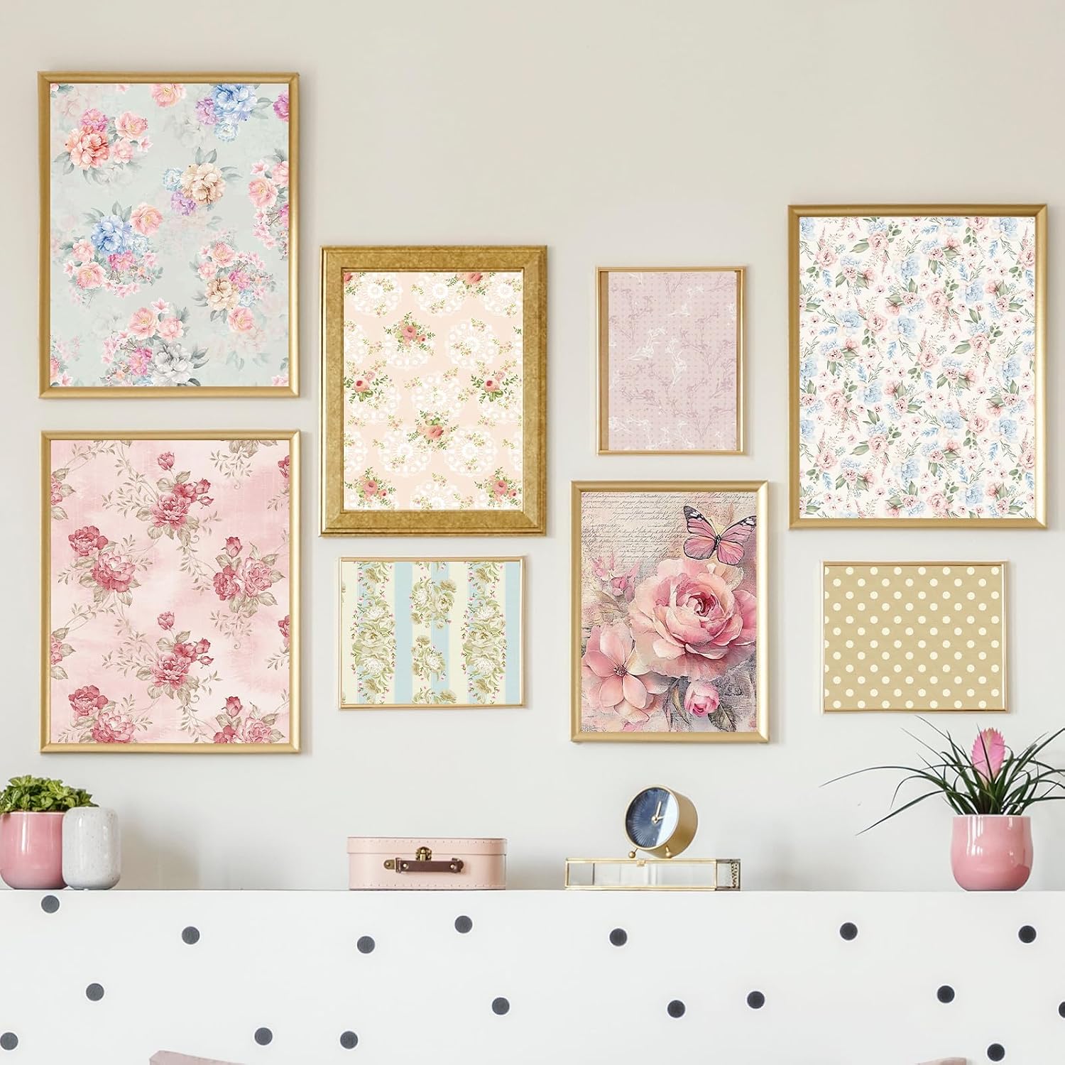 48 Sheets Floral Scrapbook Paper 12x12 Vintage Flower Scrapbook Cardstock Paper 24 Styles Spring Floral Pattern Decorative Craft Papers for DIY Card Making Photo Album Journal Craft Decor Single Sided