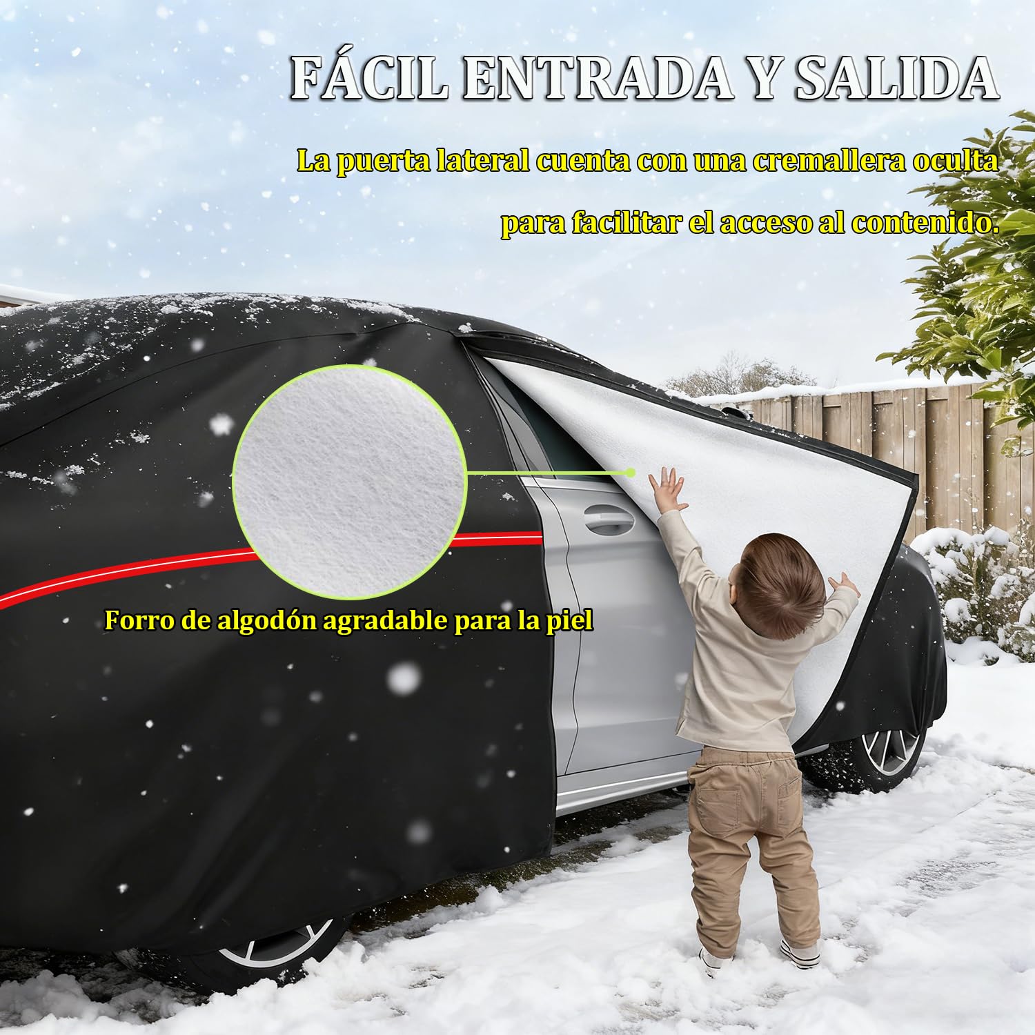 Funda Coche Exterior para Dacia Bigster (2025-2026) Forro Suave, Transpirable, Antiviento, Impermeable, Tejido Oxford, Anti-UV, 4 Estaciones
