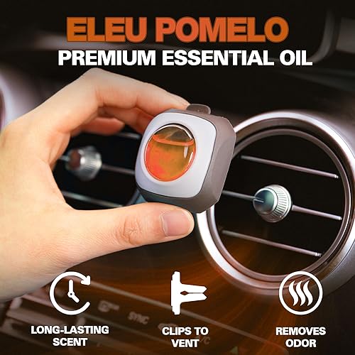 Miniatura 9 de Clip ambientador de automóvil, 6 clips de ventilación para ambientar el automóvil, de 0.1 fl oz cada uno, ambientador de aire de larga duración para