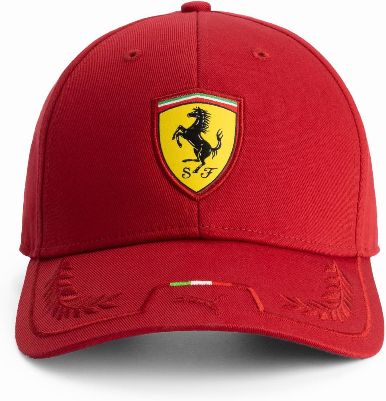 PUMA Scuderia Ferrari F1 Italian Stripe Cap - Red- One Size Fits Most
