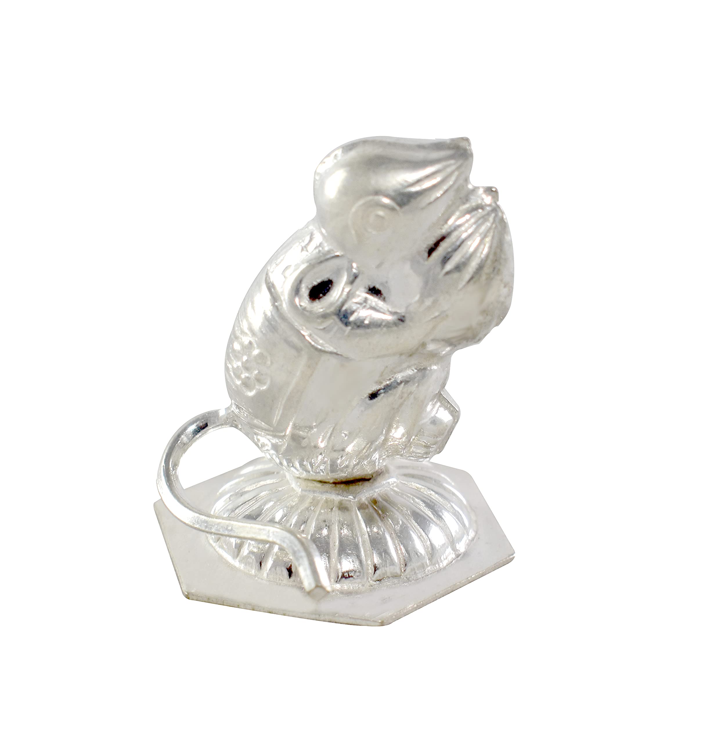KMJ Pure Silver Mouse for ganpati, mushak, ganeshji ki savari for Home and Gifting Purpose (wt. 7 Grams) (B09HBXFFV2) Amazon Price History, Amazon Price Tracker