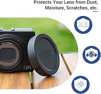 RICOH GR IIIx(レンズキャップ・保護フィルム付き) Jjc-リコーカメラ用自動レンズキャップ,自動レンズカバー
