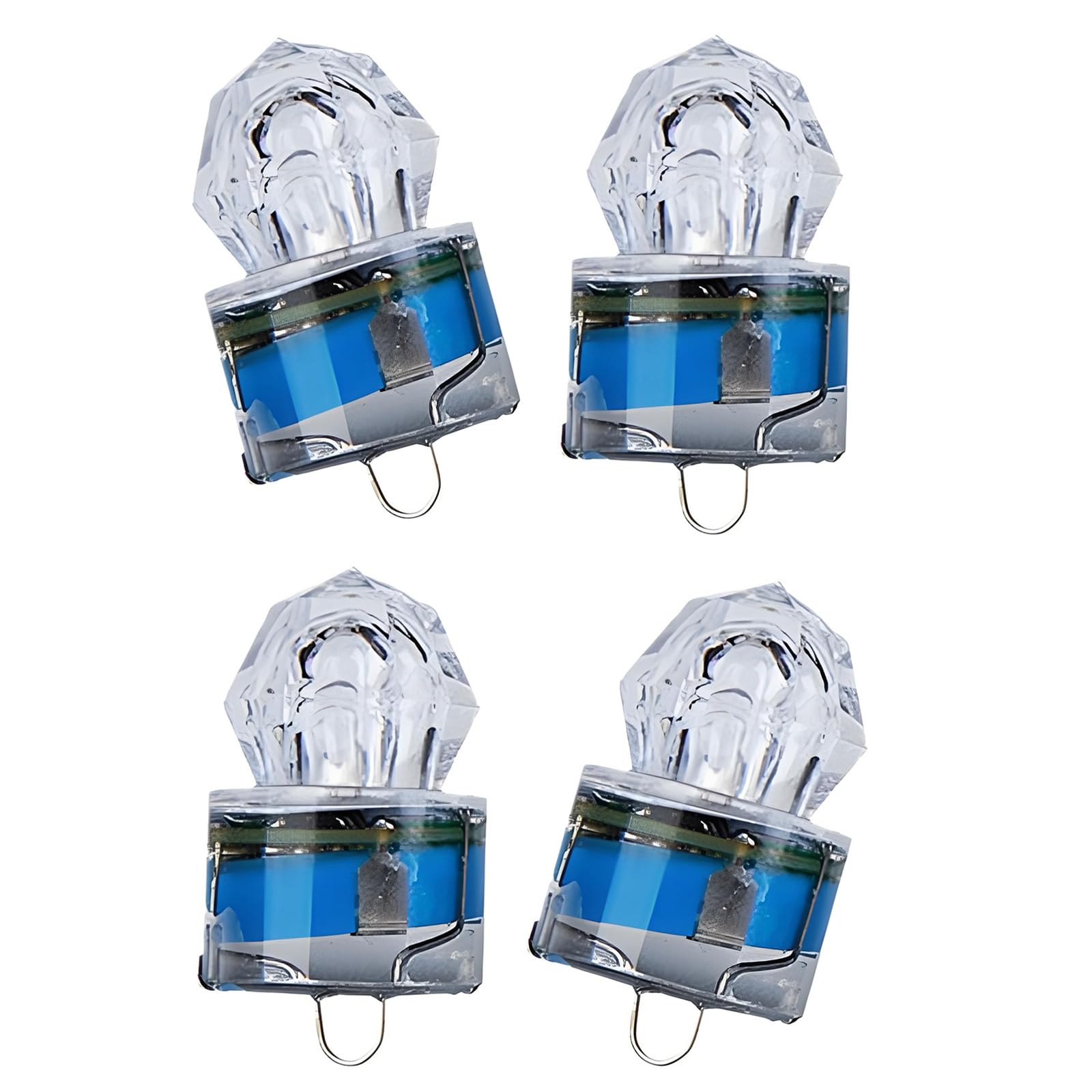QIAOLIDA Fishing Lures LED Night Light Glowing Lamp Fishing Attractor Attracting Light Lamp Baits Underwater Attractor Flashers