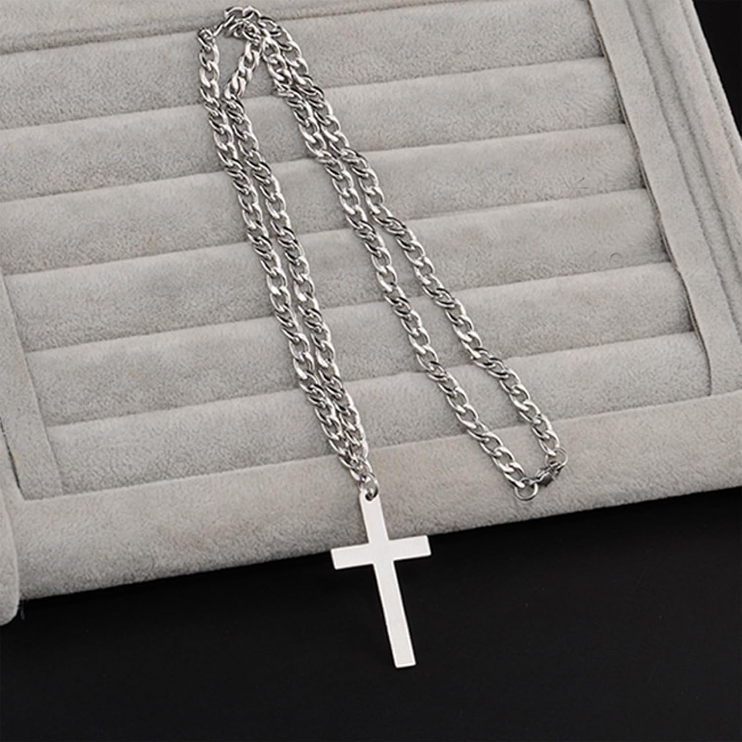 To My Son Necklace Christian Cross Pendant Xquisitely Engraved Lord'S Prayer Necklace Birthday Inspirational Gifts for Son - Image 7