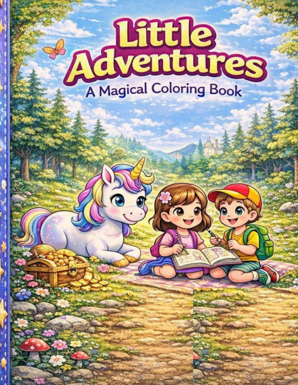 Little Adventures: A Magical Coloring Book