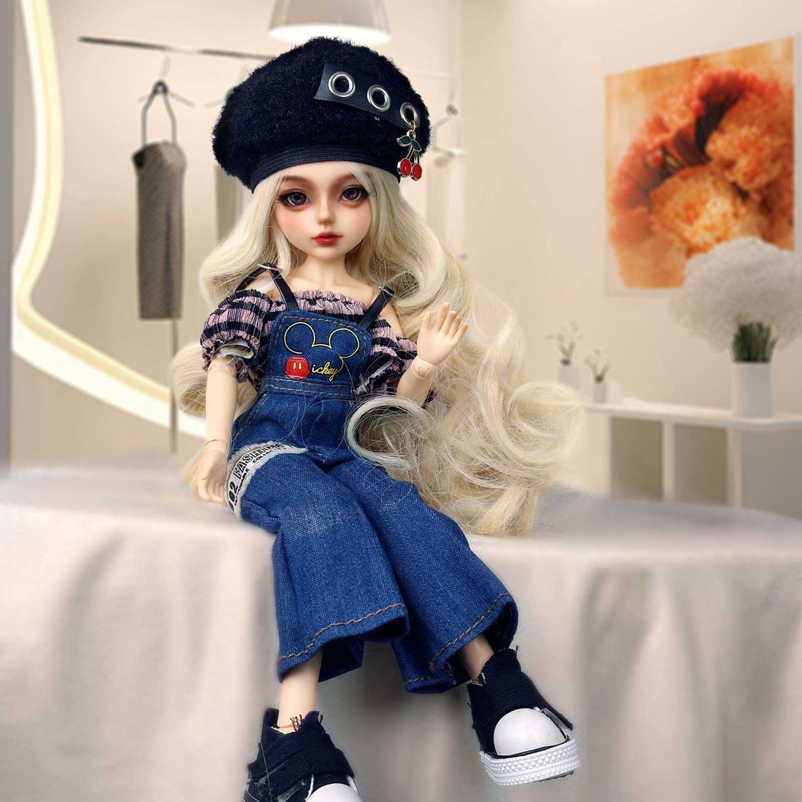 Bambola BJD Resin 40cm - Ragazzo Bellissimo Con Occhi E Trucco Incluso, Regalo Natale