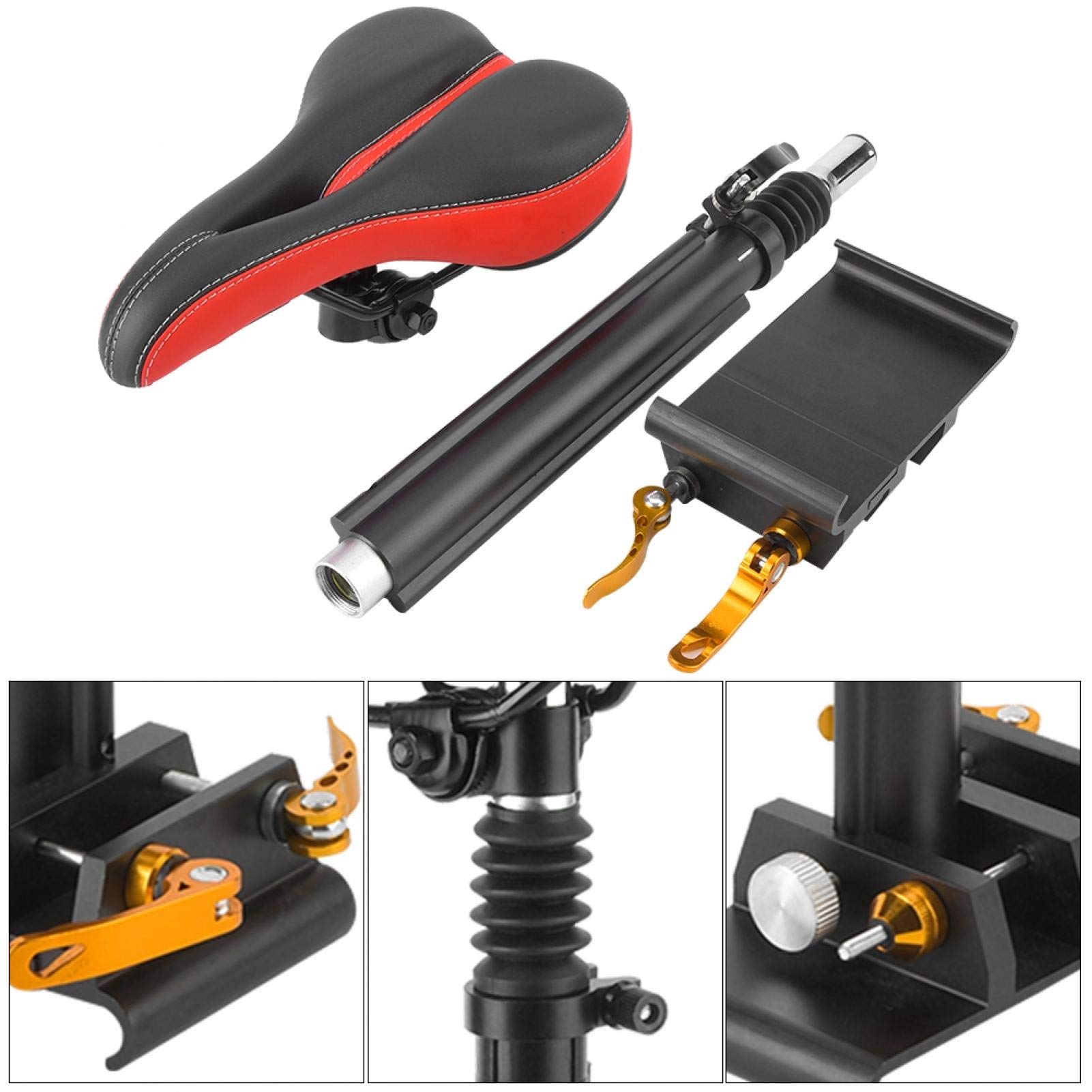 電動スクーターシートサドルセグウェイ用ユニバーサルドリル不要 : セグウェイ用調節可能シートサドル F20 F25 F30 F40