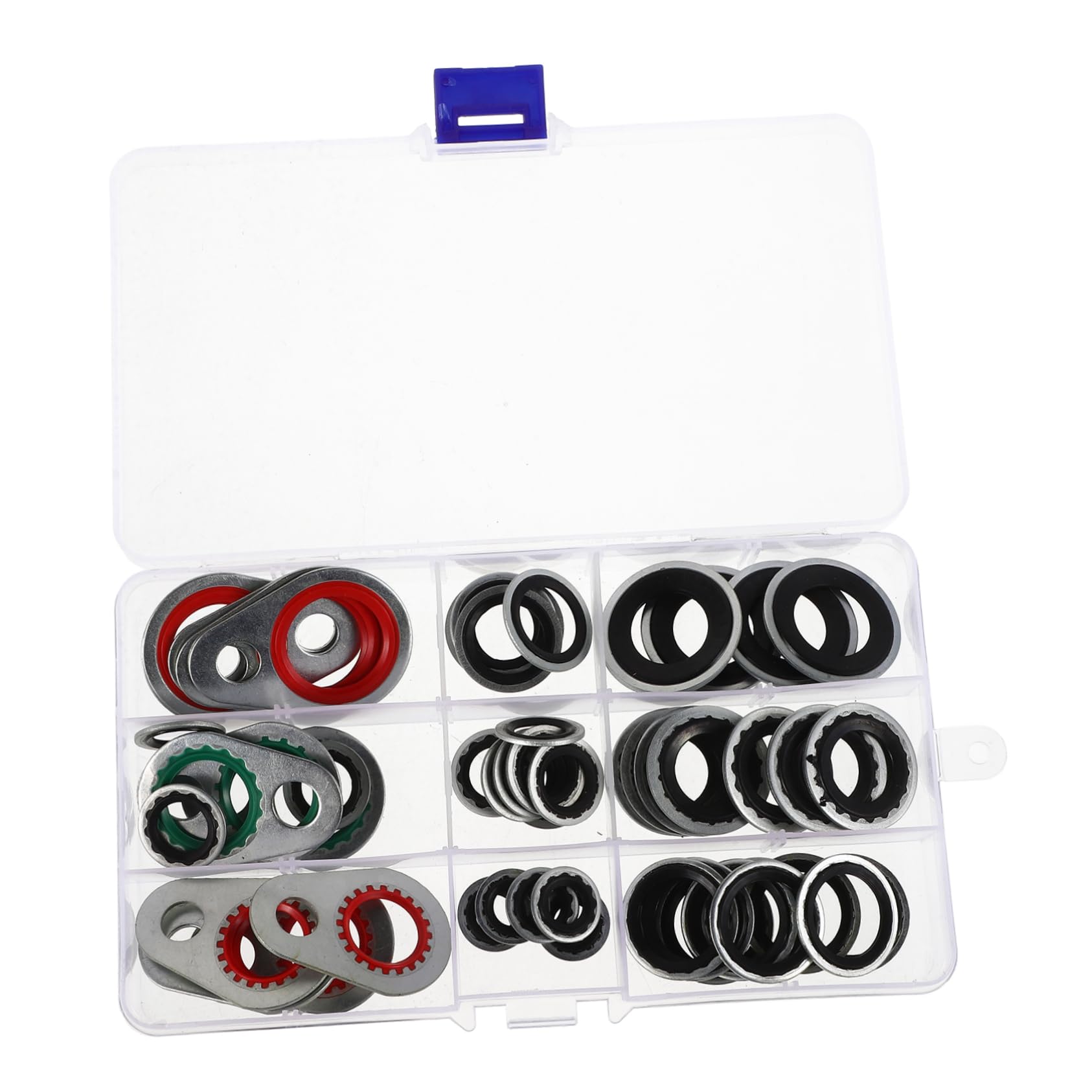 Luxshiny 5juegos Juntas De Sello para Compresor De Aire Acondicionado Kit De Arandelas para Reparación De Compresor Automotriz Compatible Sello Duradero y Fácil Instalación y Uso