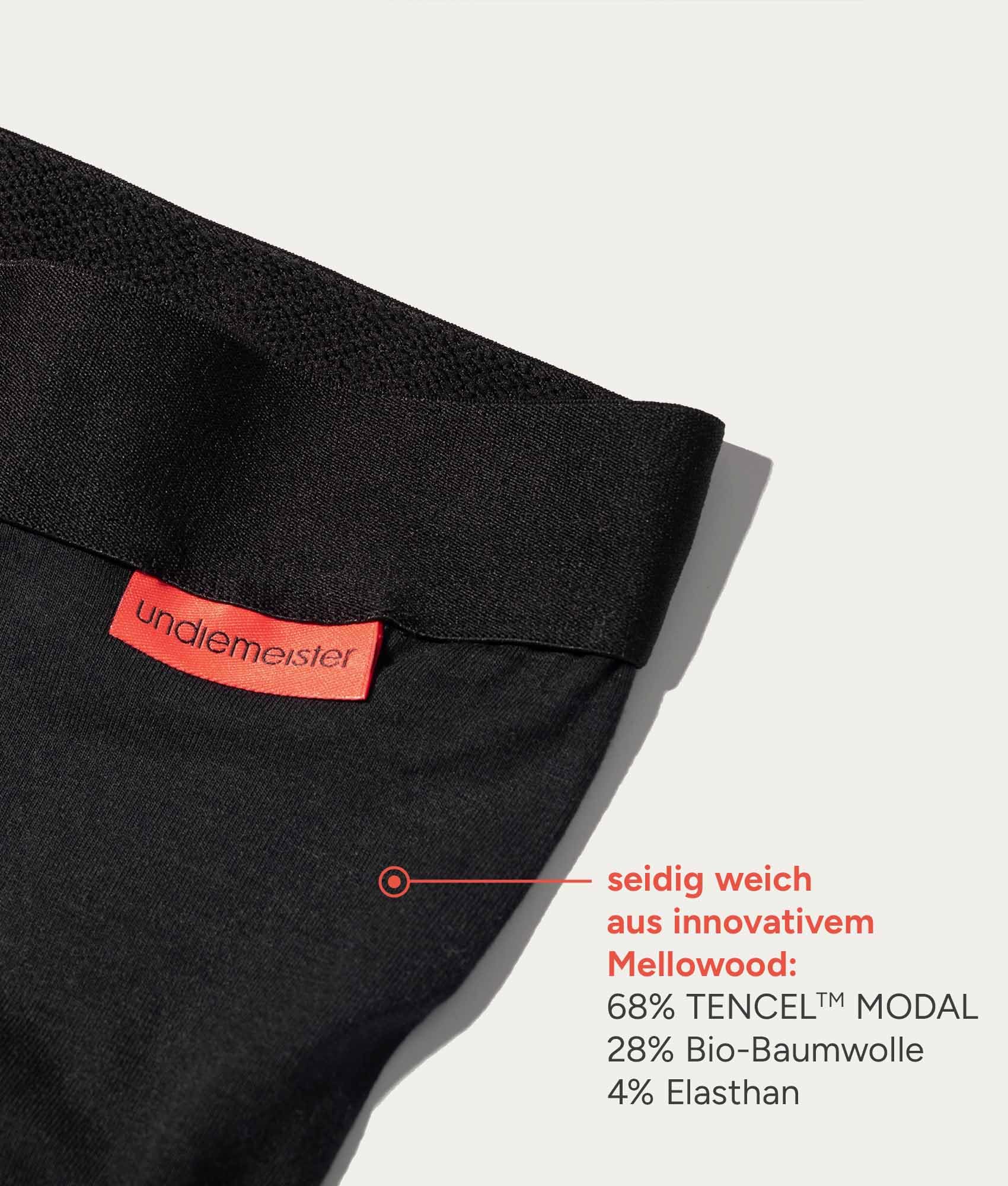 Undiemeister Herren Boxershorts aus Baumwolle/Mellowood - Premium Unterhosen für Männer