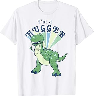 Disney Pixar Toy Story 4 Rex I'm A Hugger Colorful Portrait T-Shirt