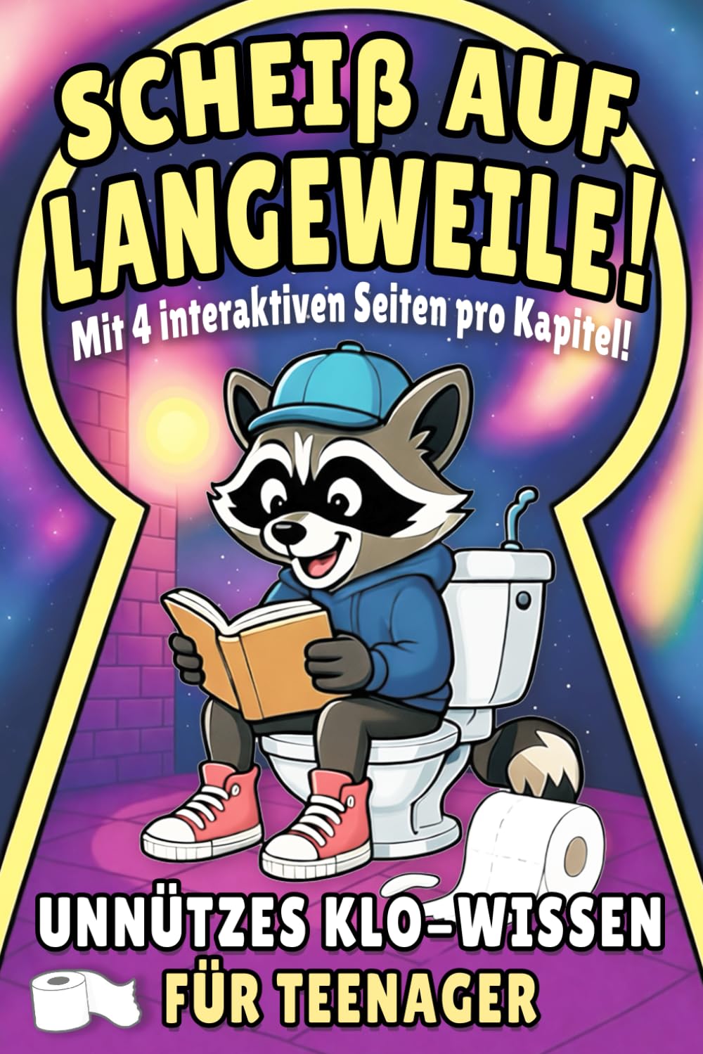 Scheiß auf Langeweile! Unnützes Klo-Wissen für Teenager: Das interaktive Klobuch mit Quiz, Challenges & Mitmach-Seiten – voller verrückter, nutzloser ... für alle Teenager, die Langeweile hassen