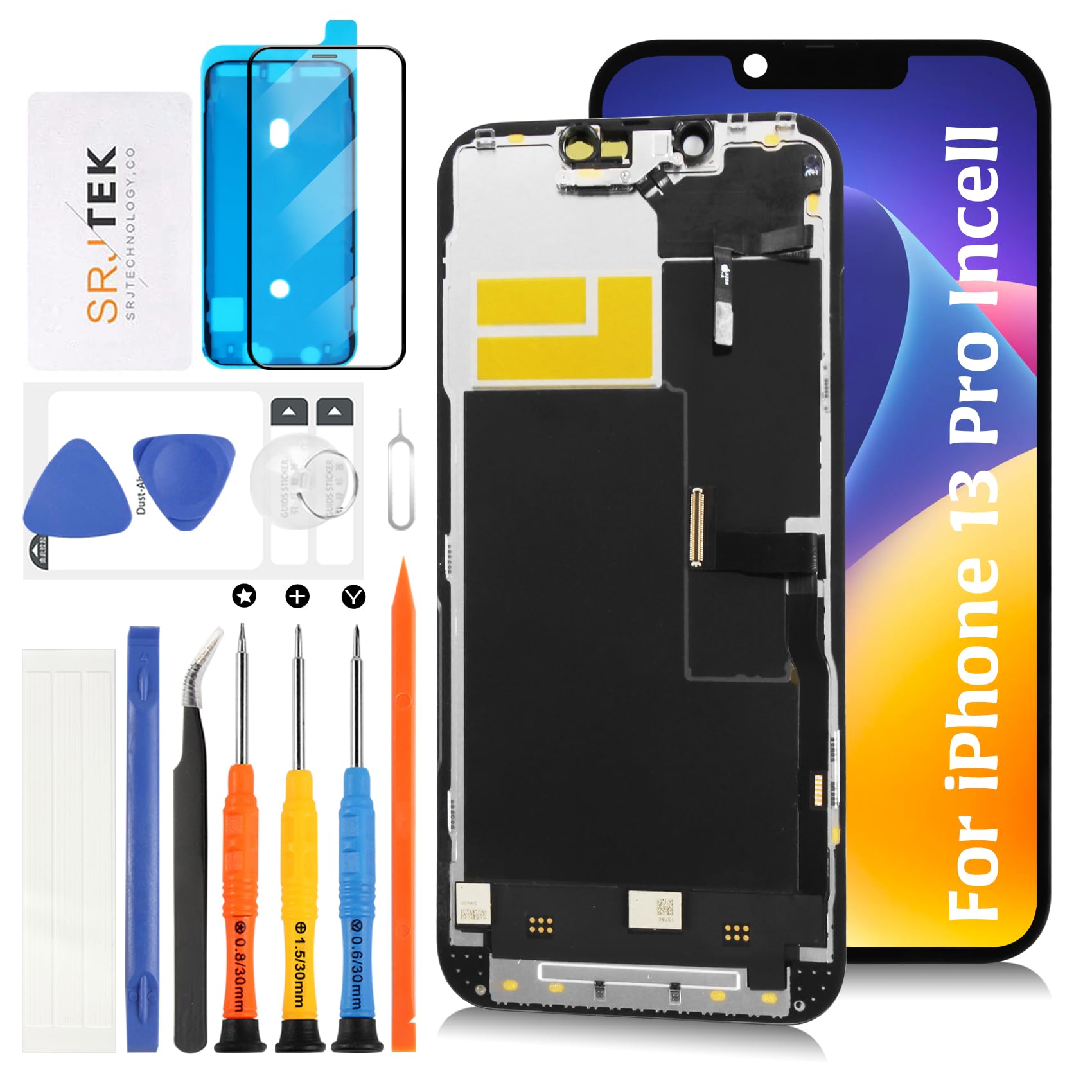 Amazon.co.jp: SRJTEK For iPhone 13 Pro incell 液晶パネル